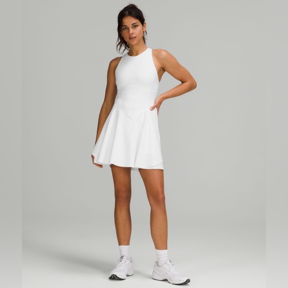 lululemon athletica Dresses & Skirts - SOLD // NWOT Lululemon Court Crush Tennis Dress - White (Size 6)